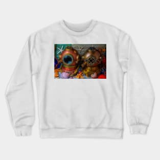 Two Diving Helmets Crewneck Sweatshirt